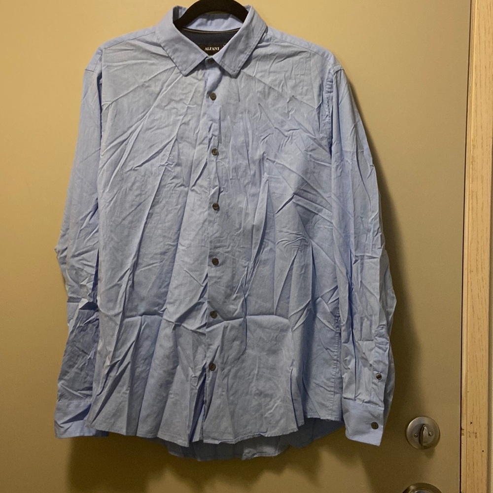 Classic blue button down